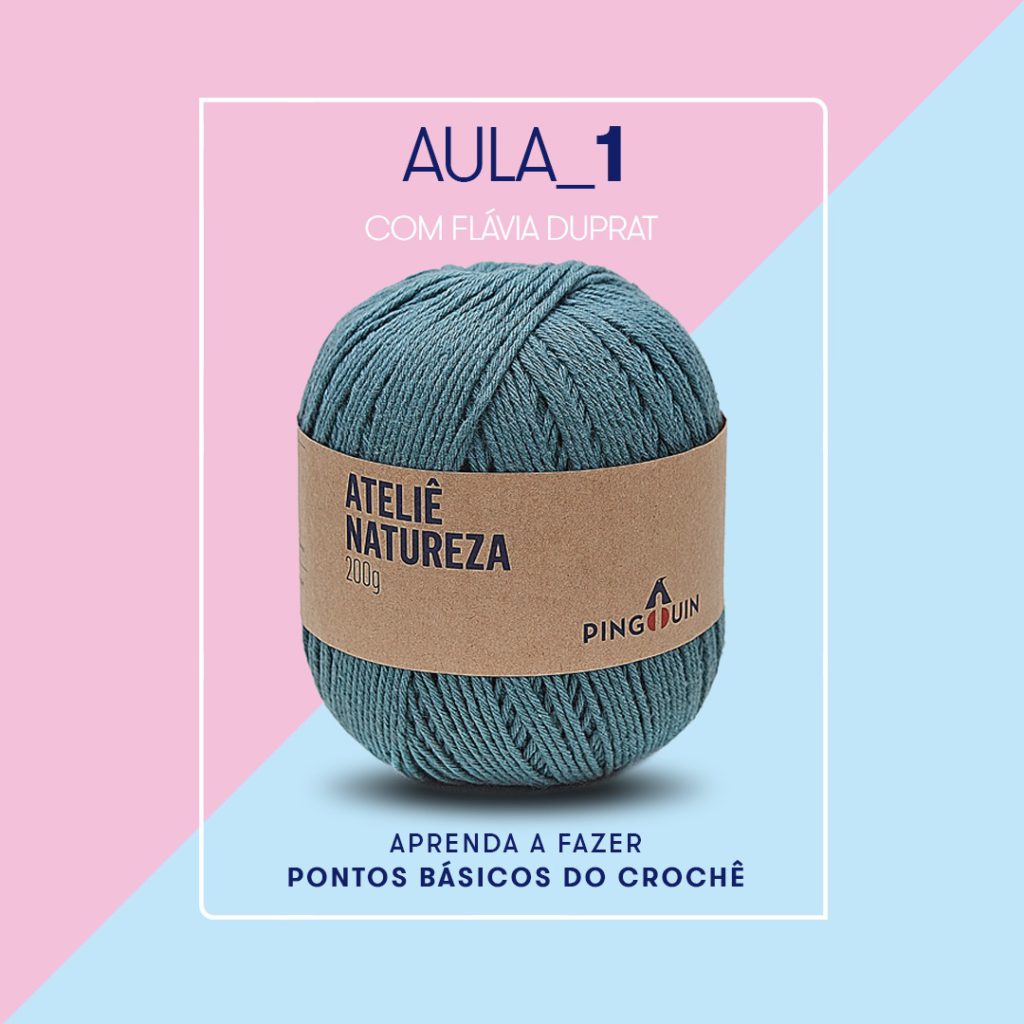 Pontos básicos com fio Ateliê Natureza