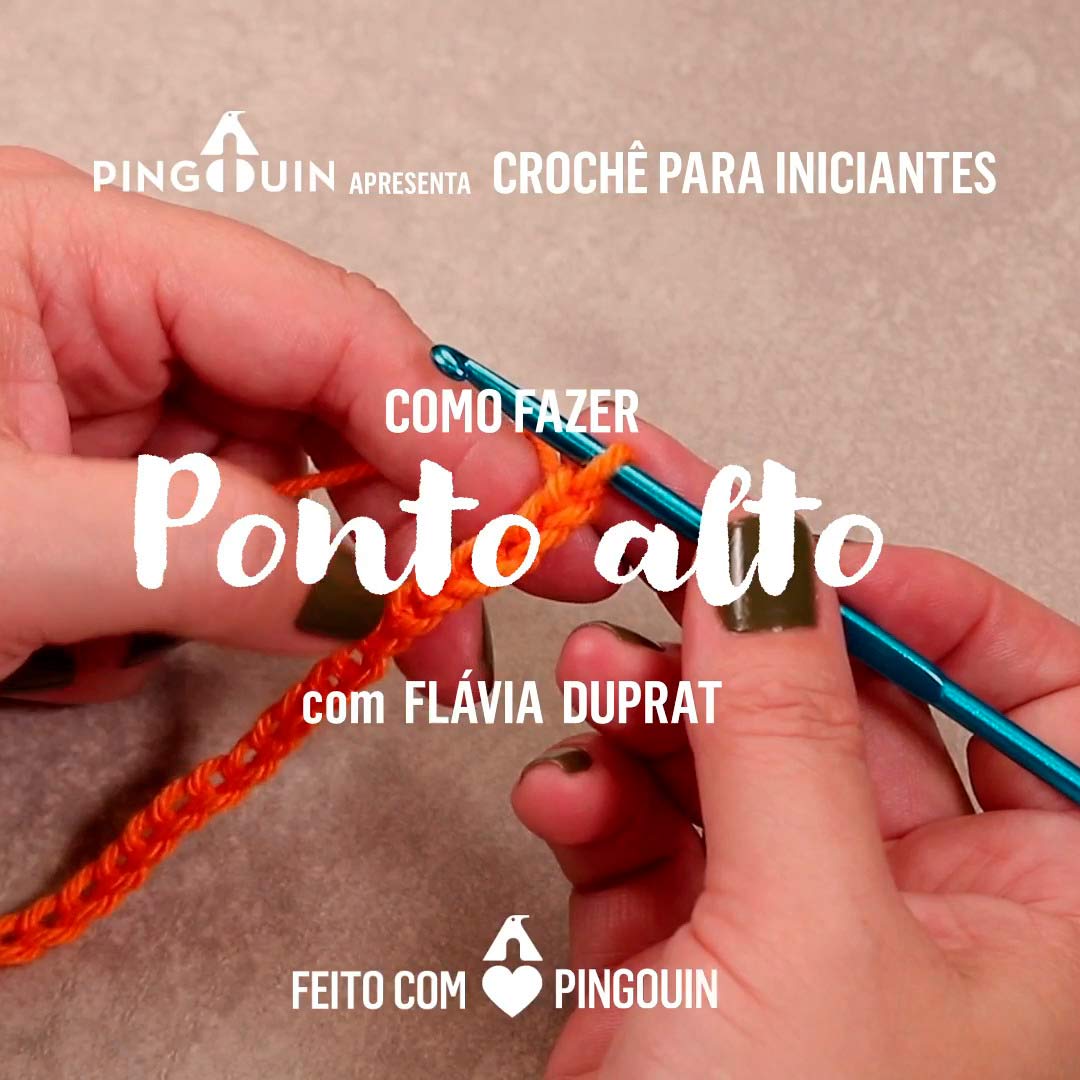 Dicas ponto de crochê - ponto alto