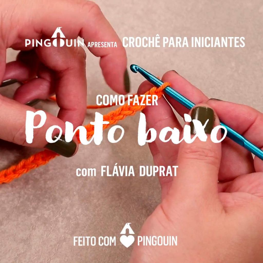 Dicas ponto de crochê - ponto baixo