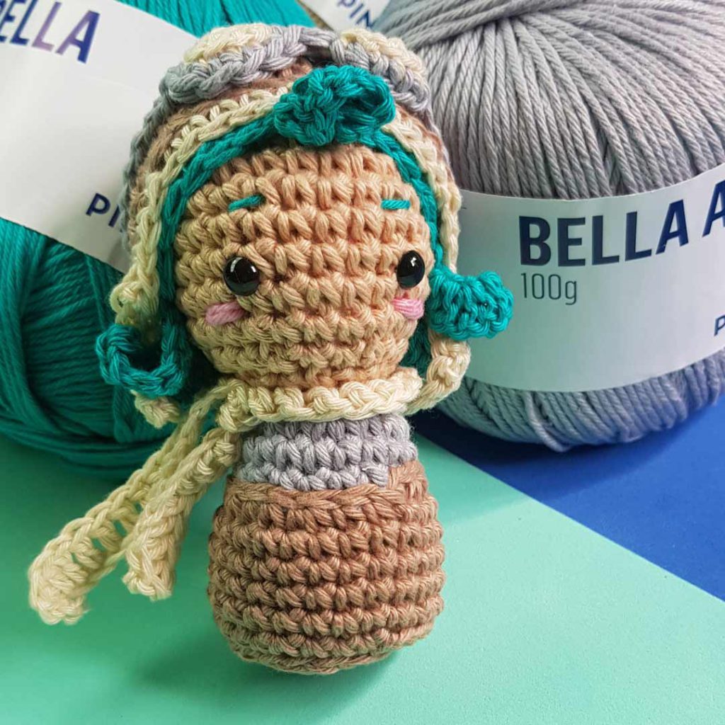 Amigurumi Aviadora - Fio Bella Arte