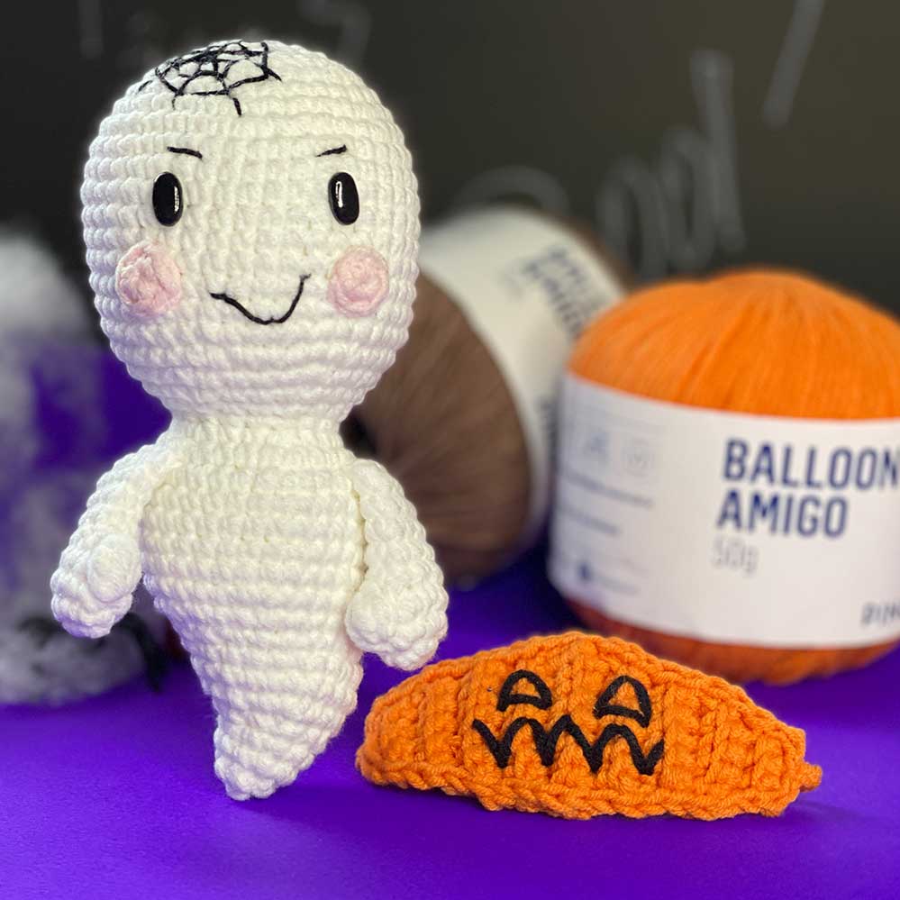 Amigurumi TUNTUM o Fantasminha