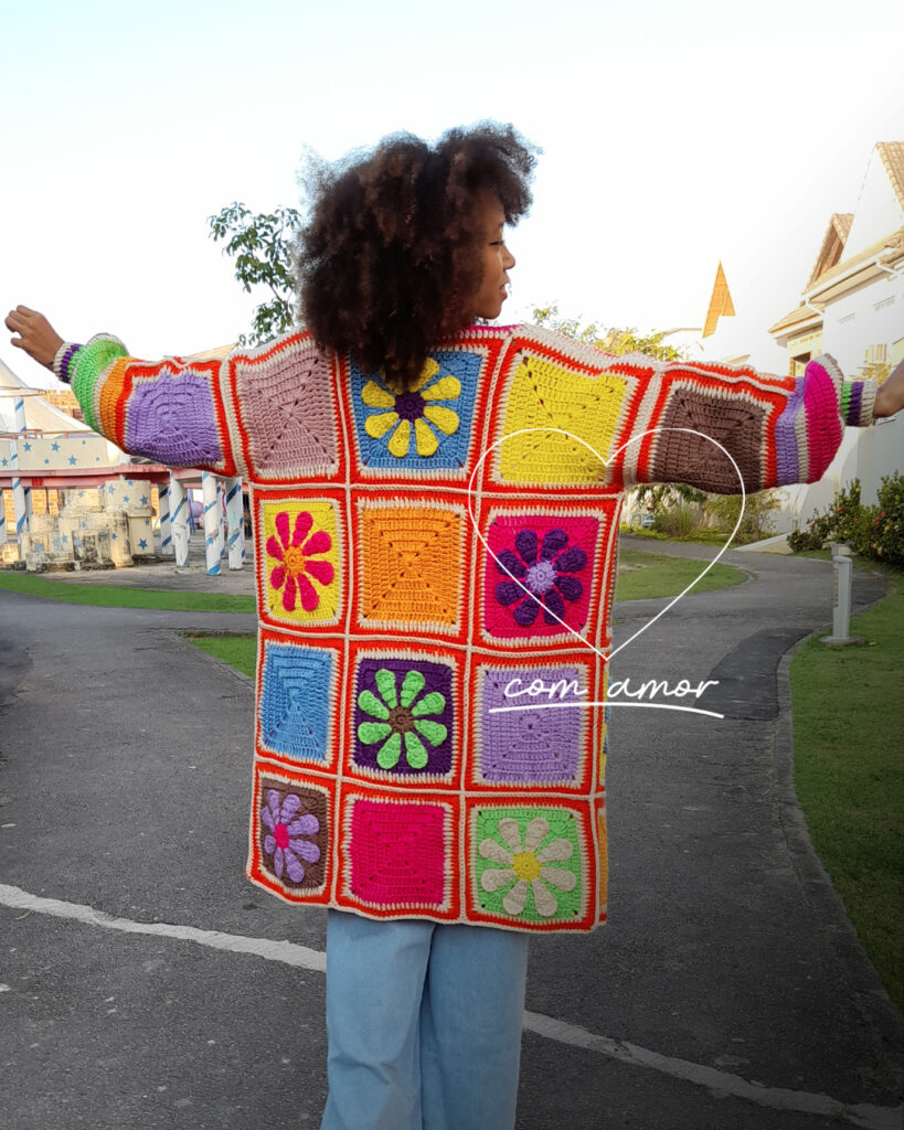 Casaco Granny Square
