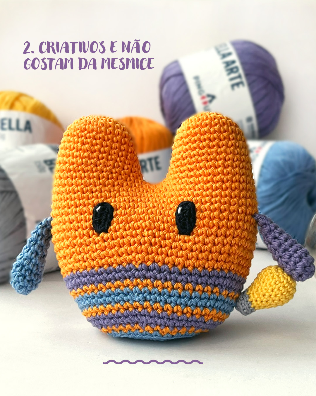  Amigurumi de Aquário 