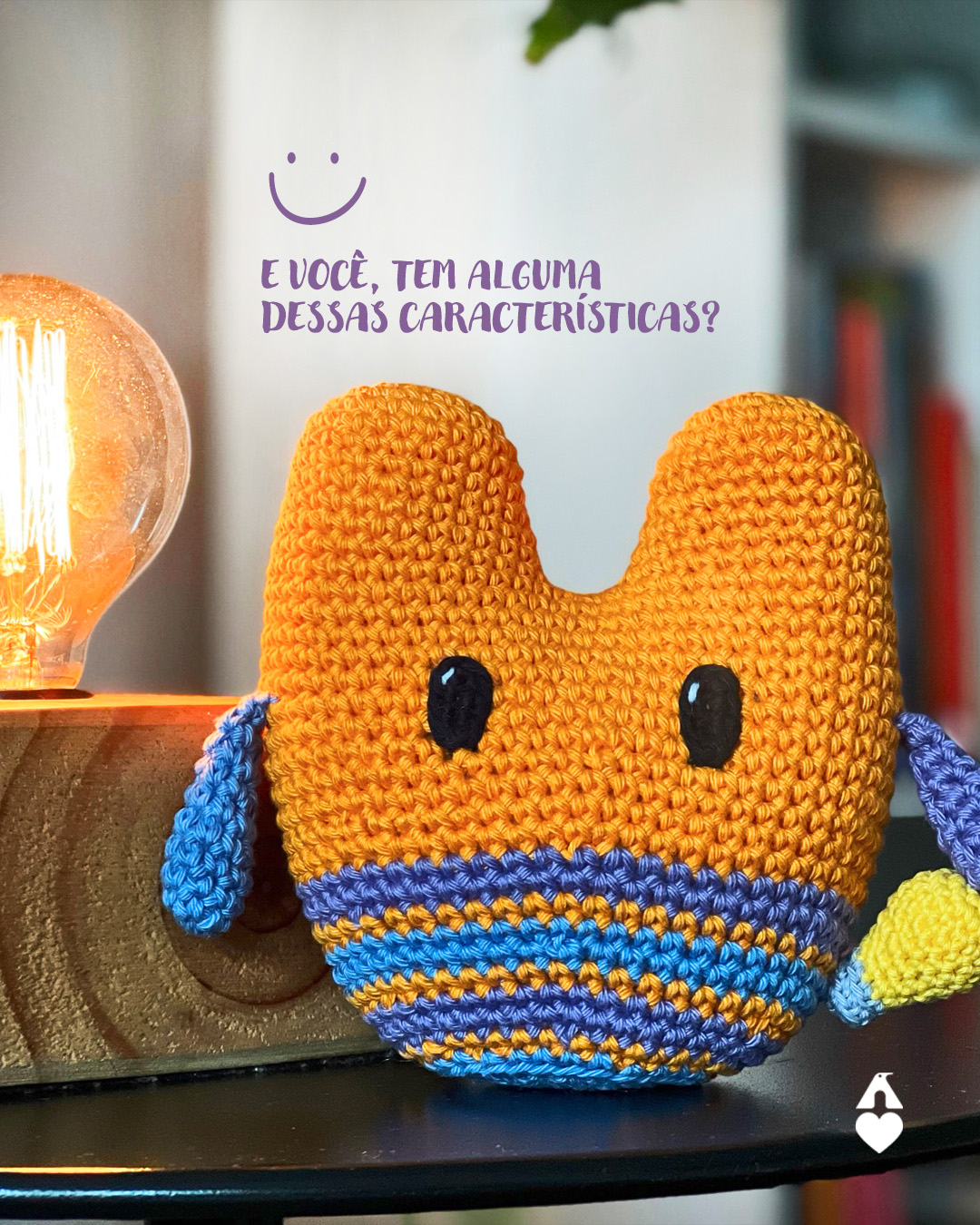  Amigurumi de Aquário 