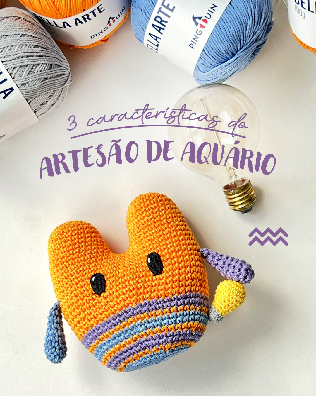  Amigurumi de Aquário 