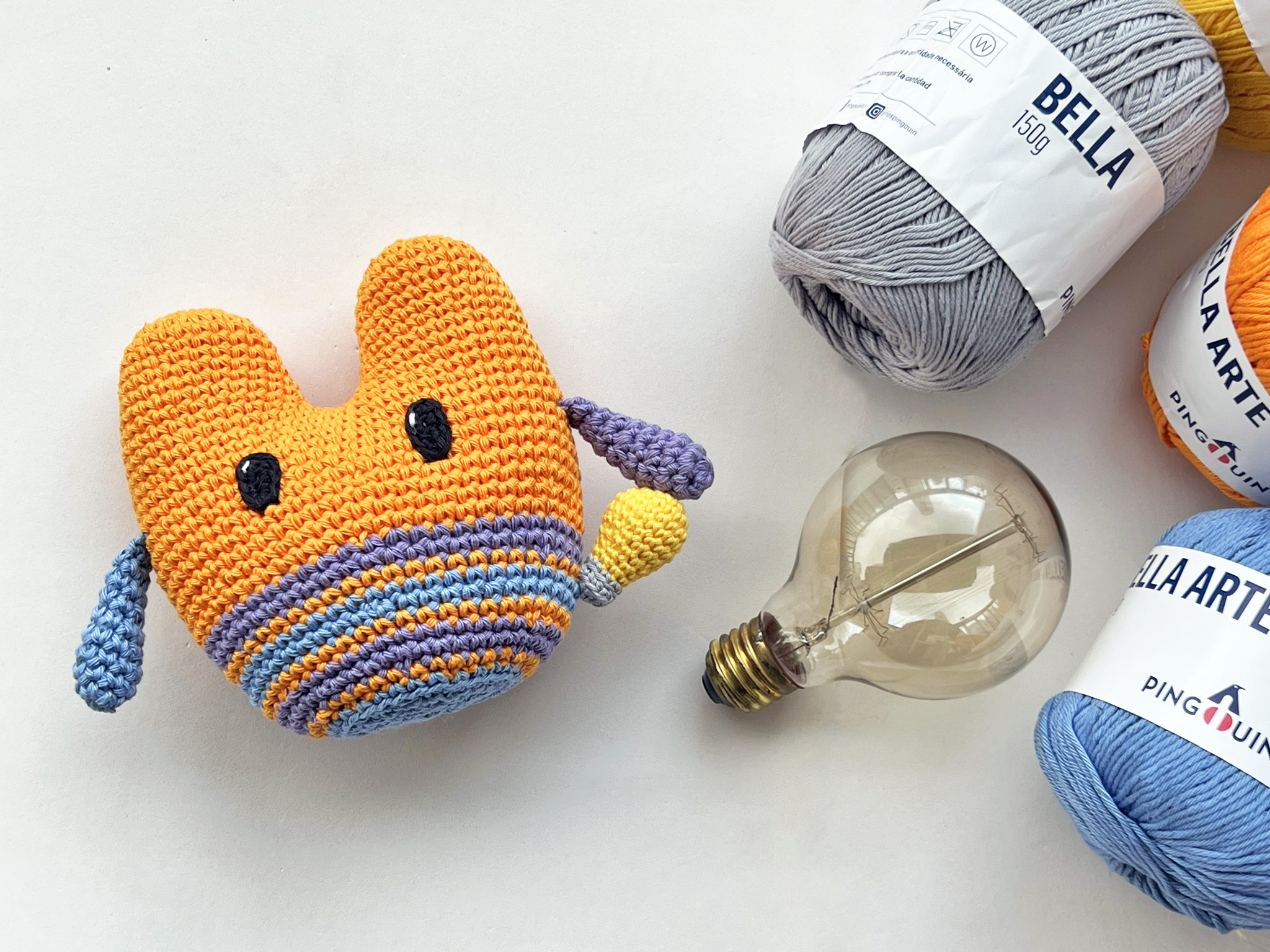  Amigurumi de Aquário 