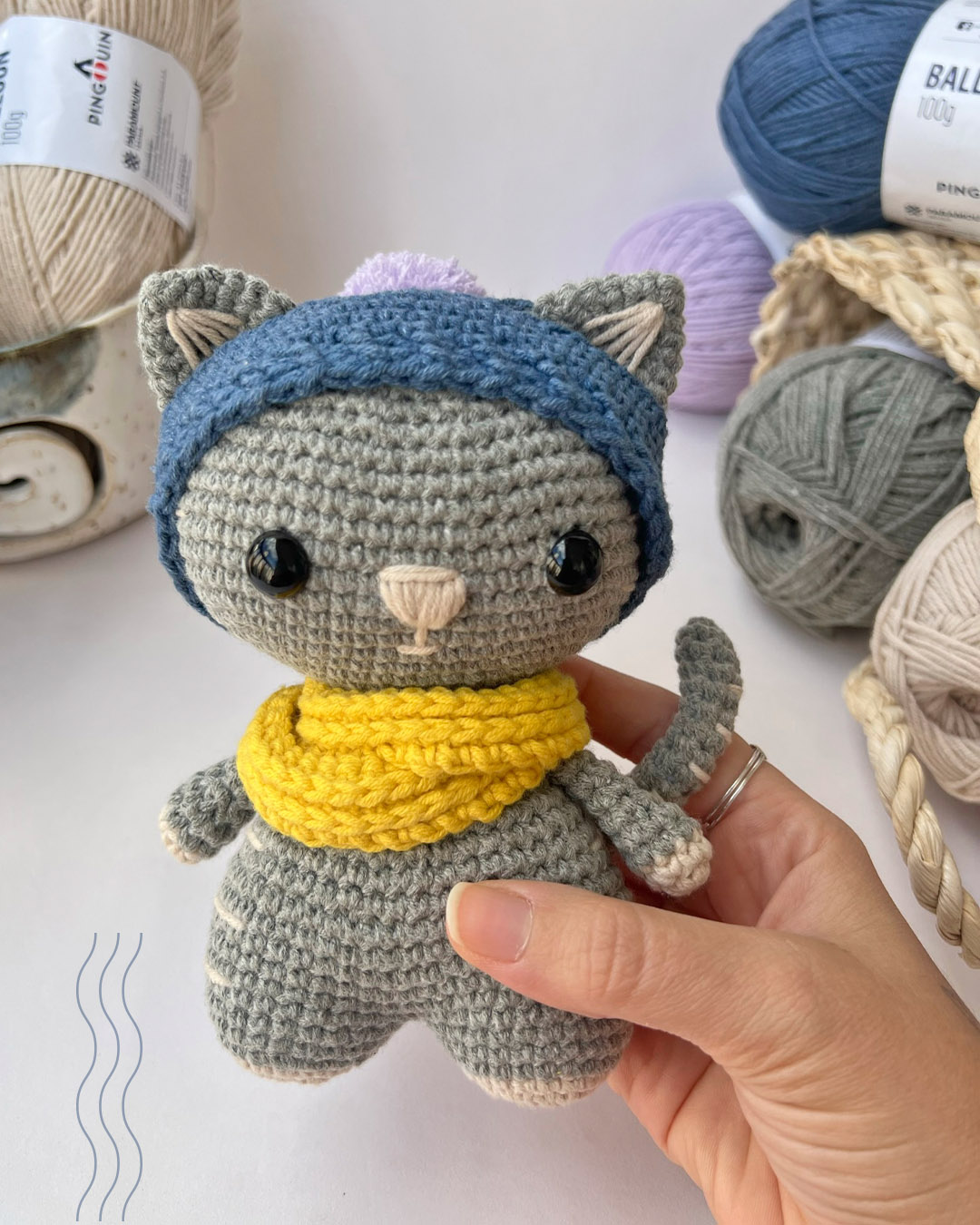 Gatinho Amigurumi