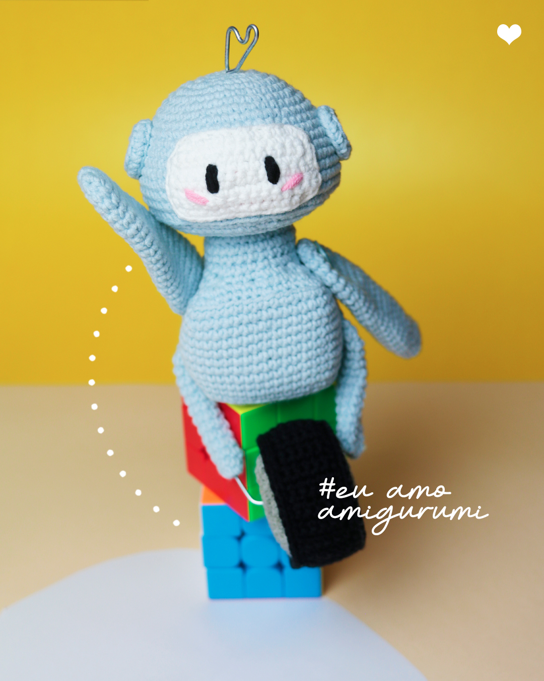 Robô Amigurumi 