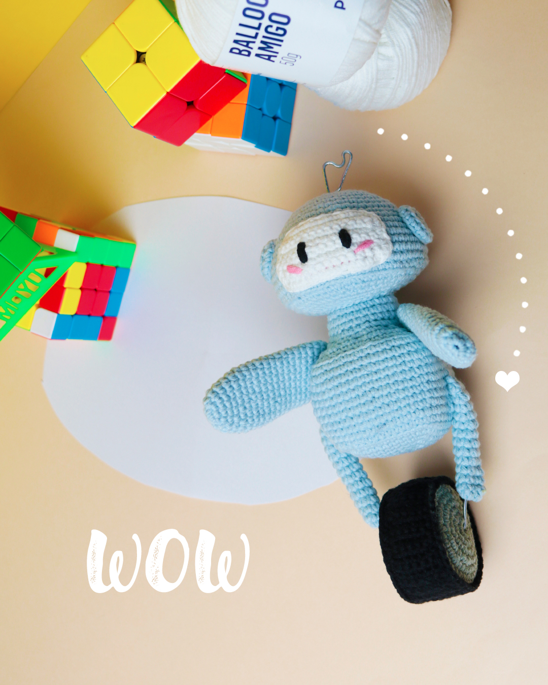 Robô Amigurumi 