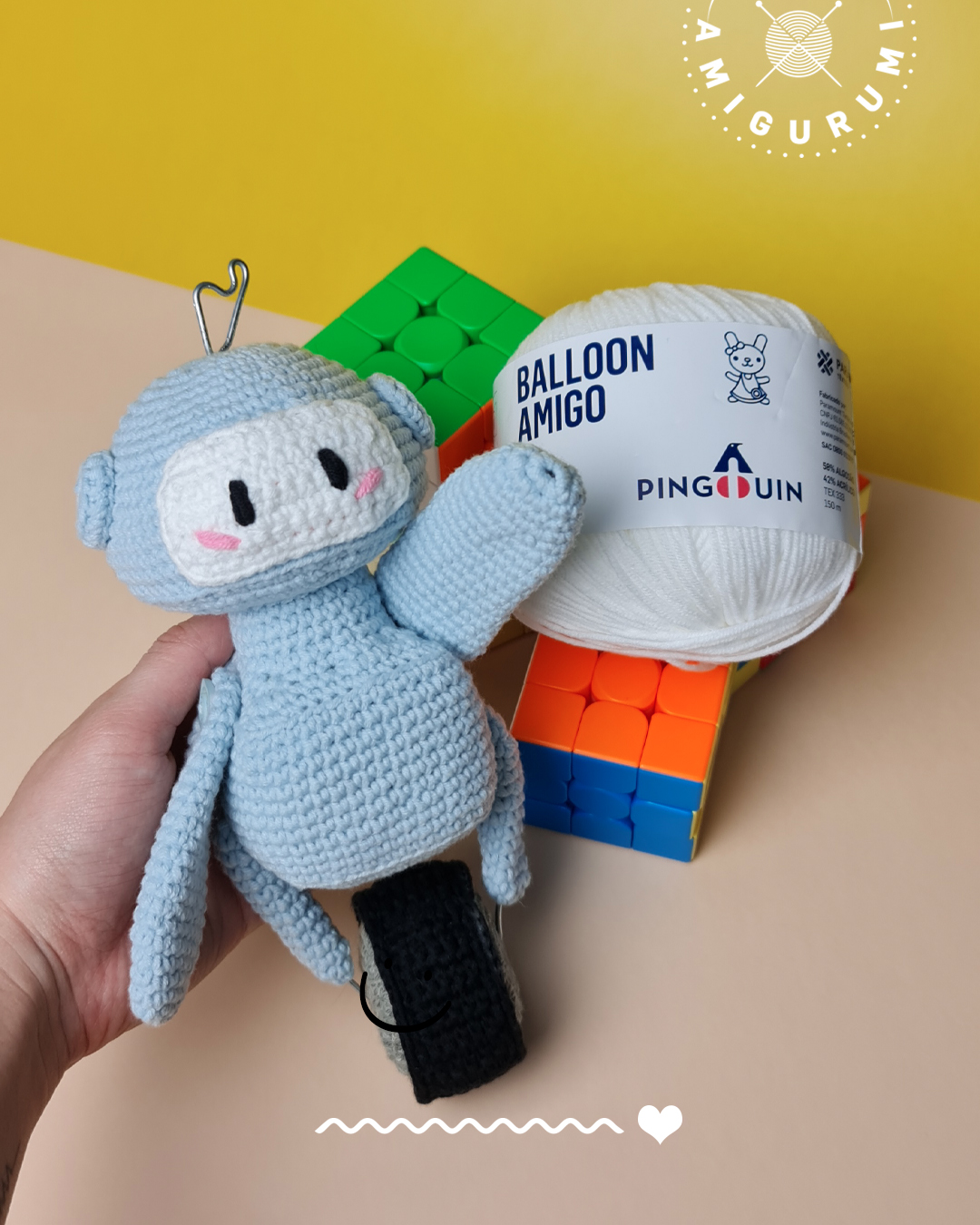 Robô Amigurumi 