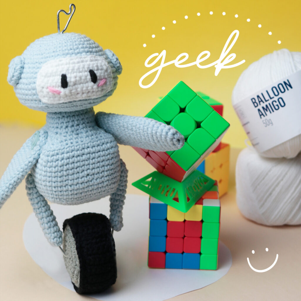 Robô Amigurumi