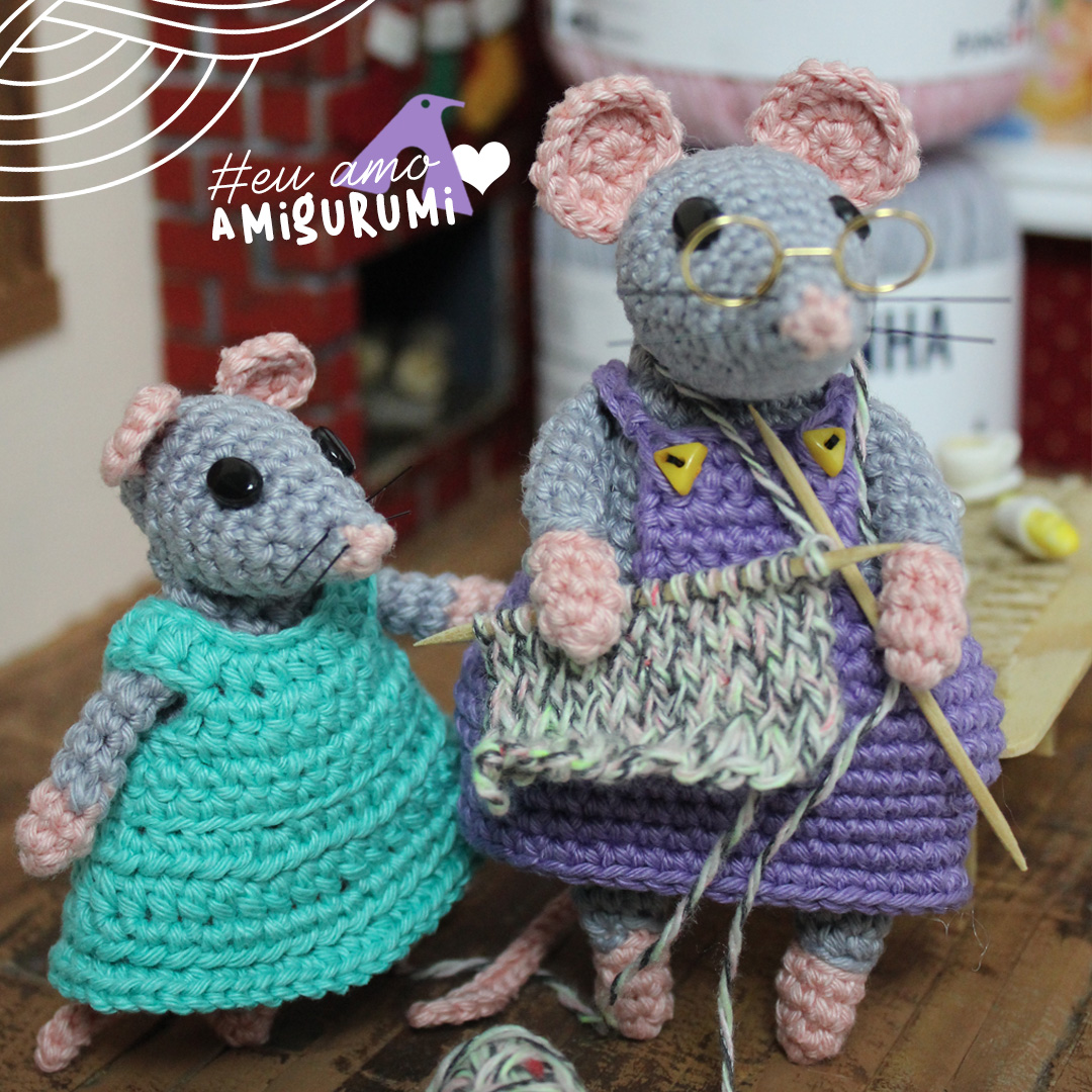 Ratinha Amigurumi