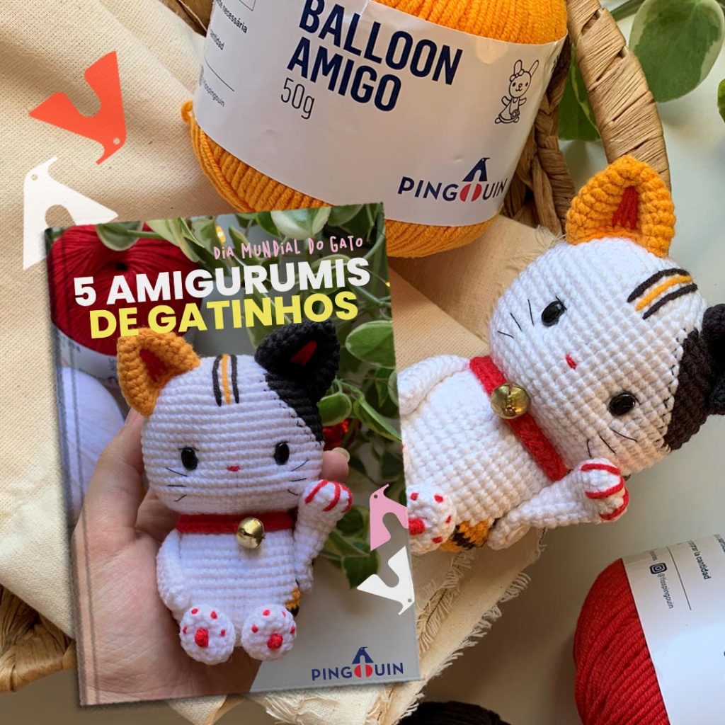 5 Amigurumis de Gatinhos