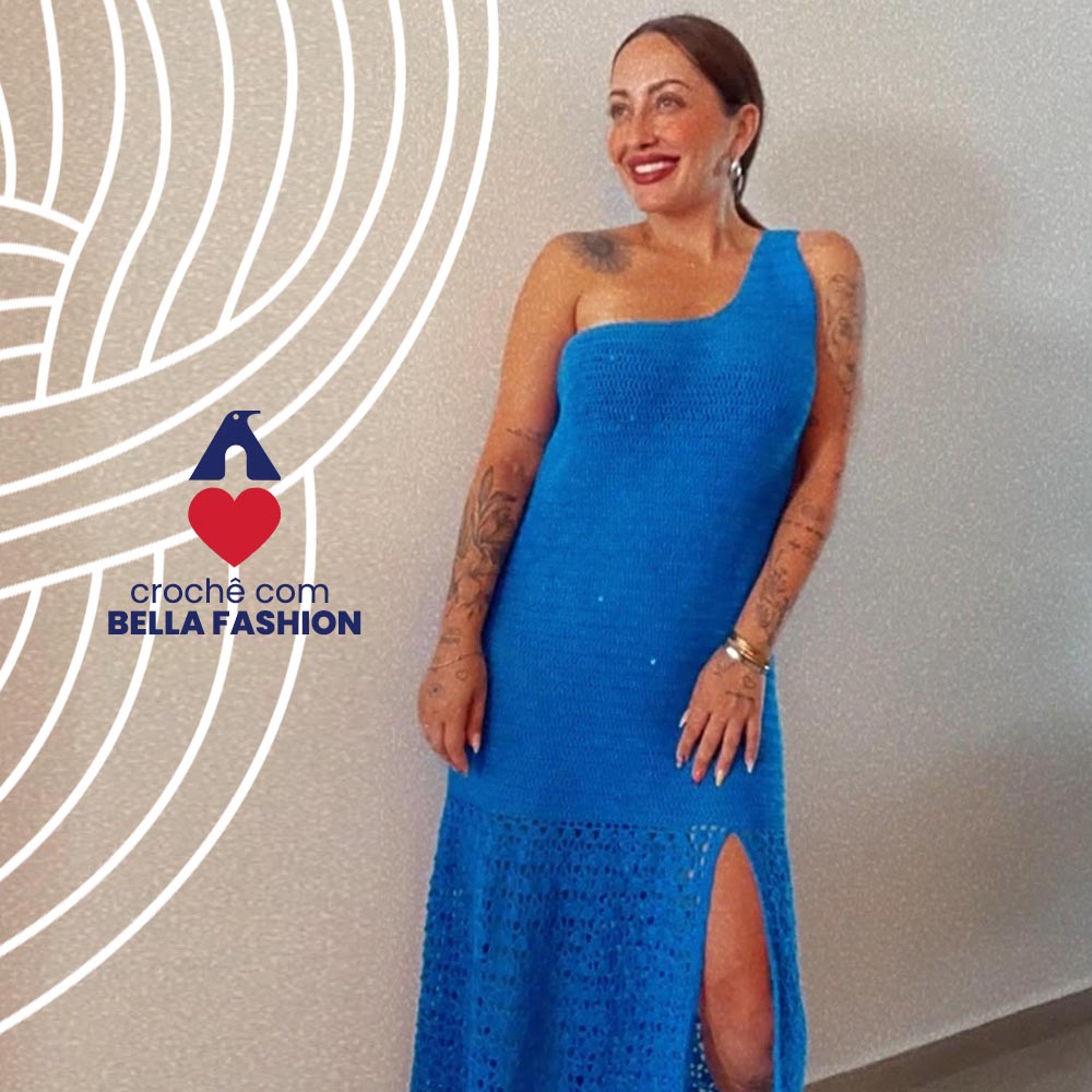 vestido croche