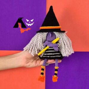 bruxa amigurumi