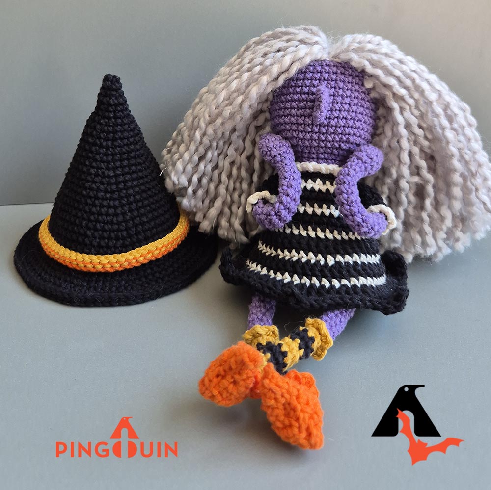 bruxa amigurumi