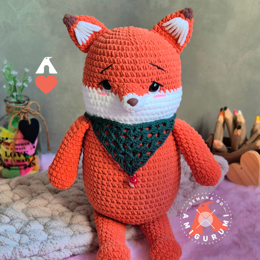 amigurumi raposa