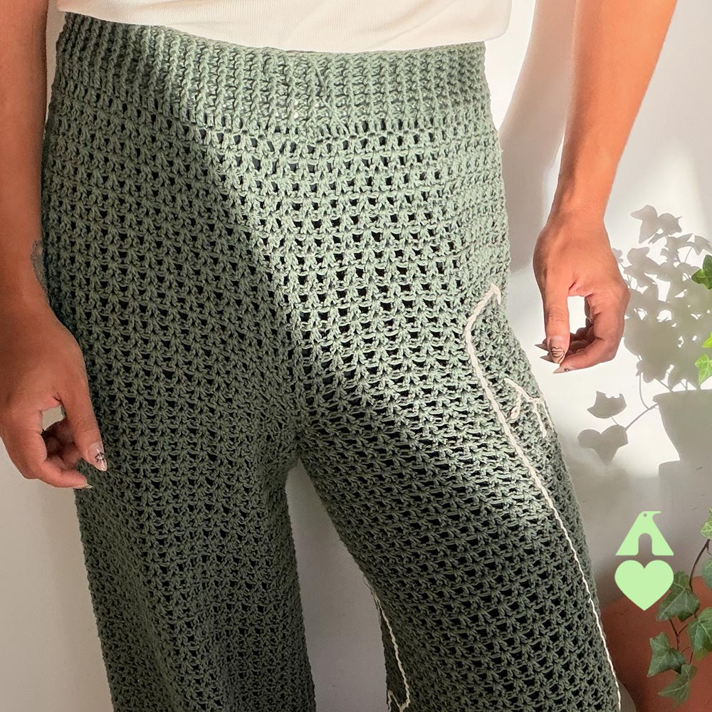 CALÇA PANTALONA CROCHE