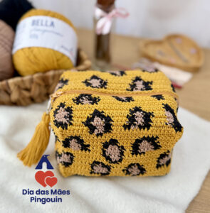 ESTOJO ONÇA CROCHE