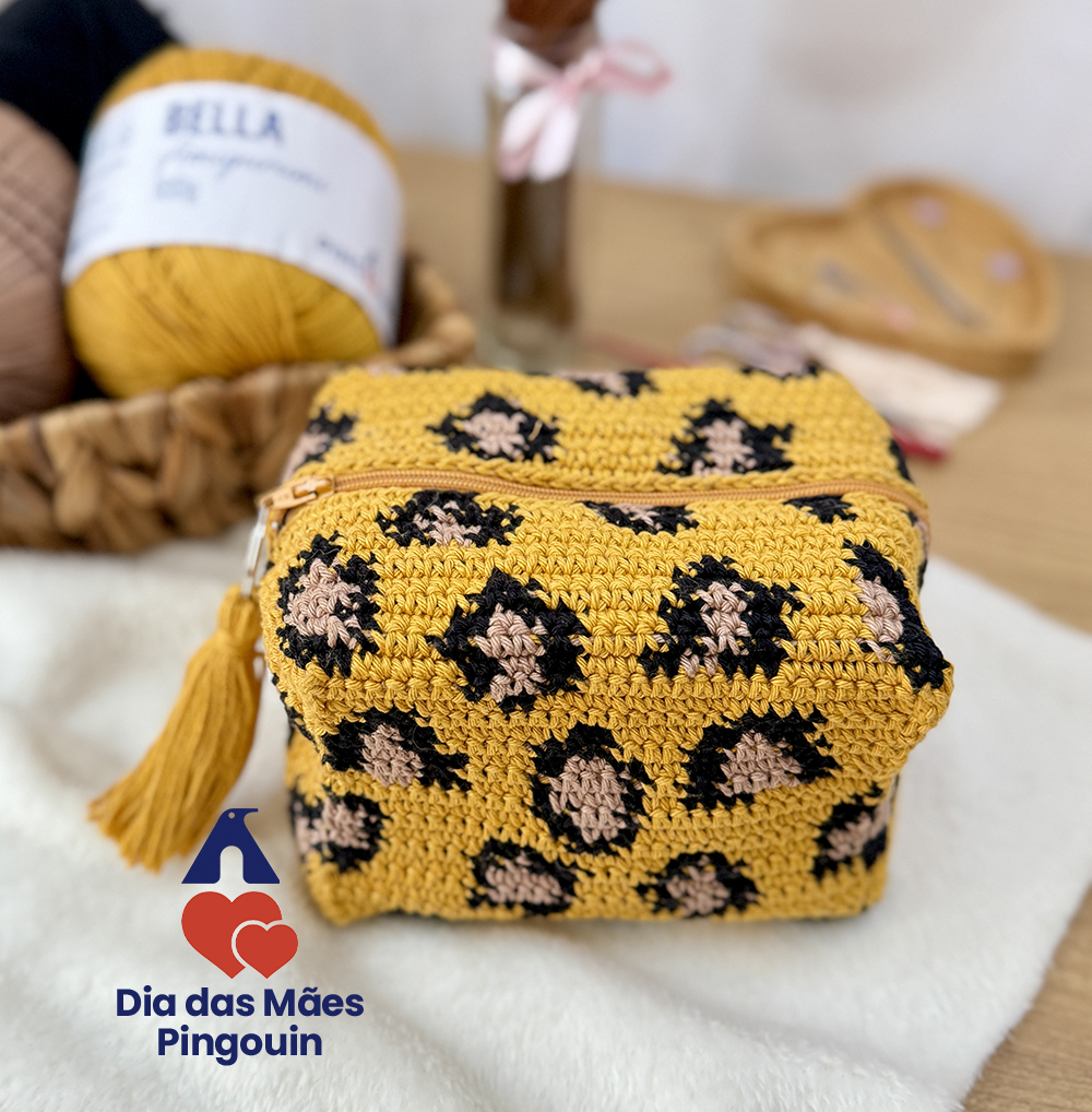 ESTOJO ONÇA CROCHE