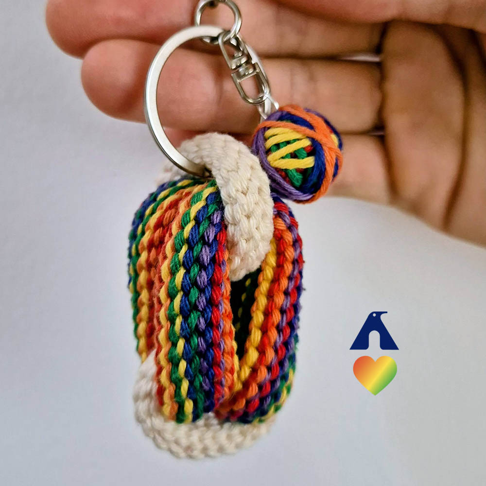 bag charm croche