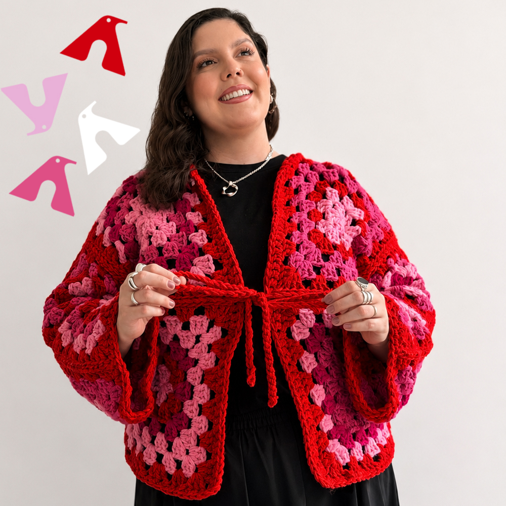 maxi casaco croche